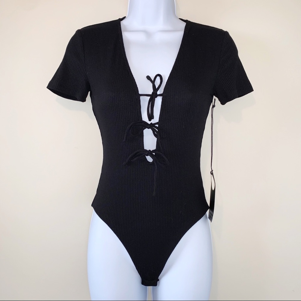 Privacy Please Xenia Bodysuit Black Size XS NWT - Picture 5 of 16